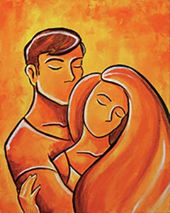 Canvas-To-Go Packs - 16x20 Fiery Romance