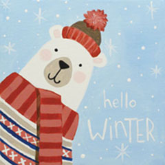 Canvas-To-Go Packs - 12x12 Hello, Winter