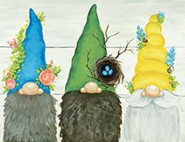 Garden Gnomes Design Template