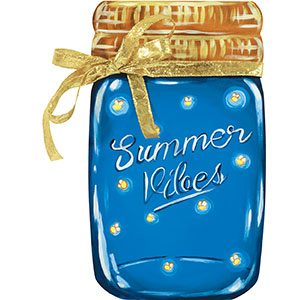 Summer Vibes 18x10.6 Mason Jar Board Project