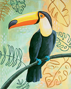 Tropical Toucan Design Templat