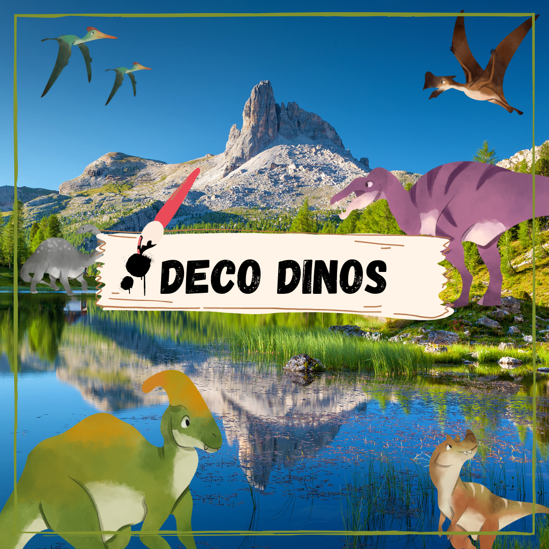Summer Art Camp 2022 – Deco Dinos Art Medley – Ages 5-9 June 6th through June 9th 9:30am to 12:30pm