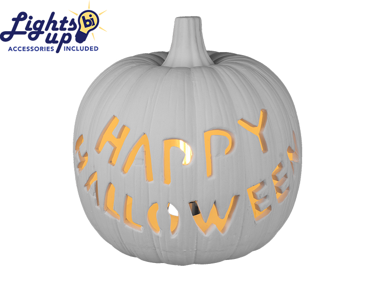 Lighted Halloween Pumpkin