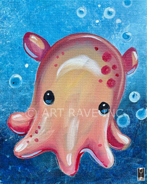 Darling Dumbo Octopus Canvas Design