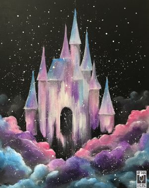 Enchanted Castle Canvas Design