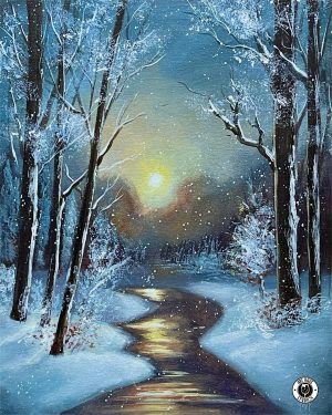 Winter Solstice Canvas Design