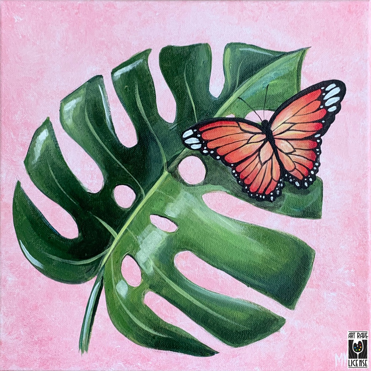 Pink Paradise - Canvas Class