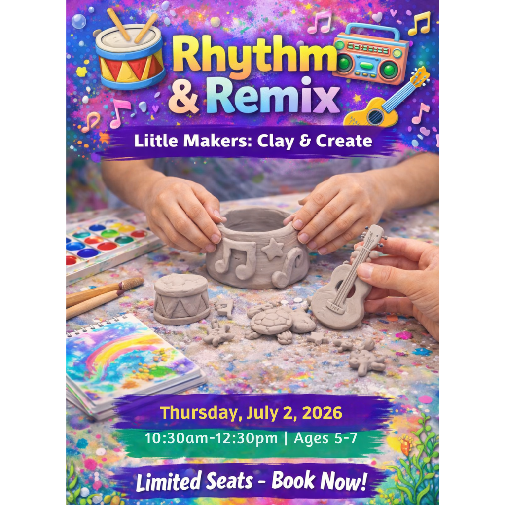 Summer Camp Art Experience for ages 5-7 Rhythm & Remix Week