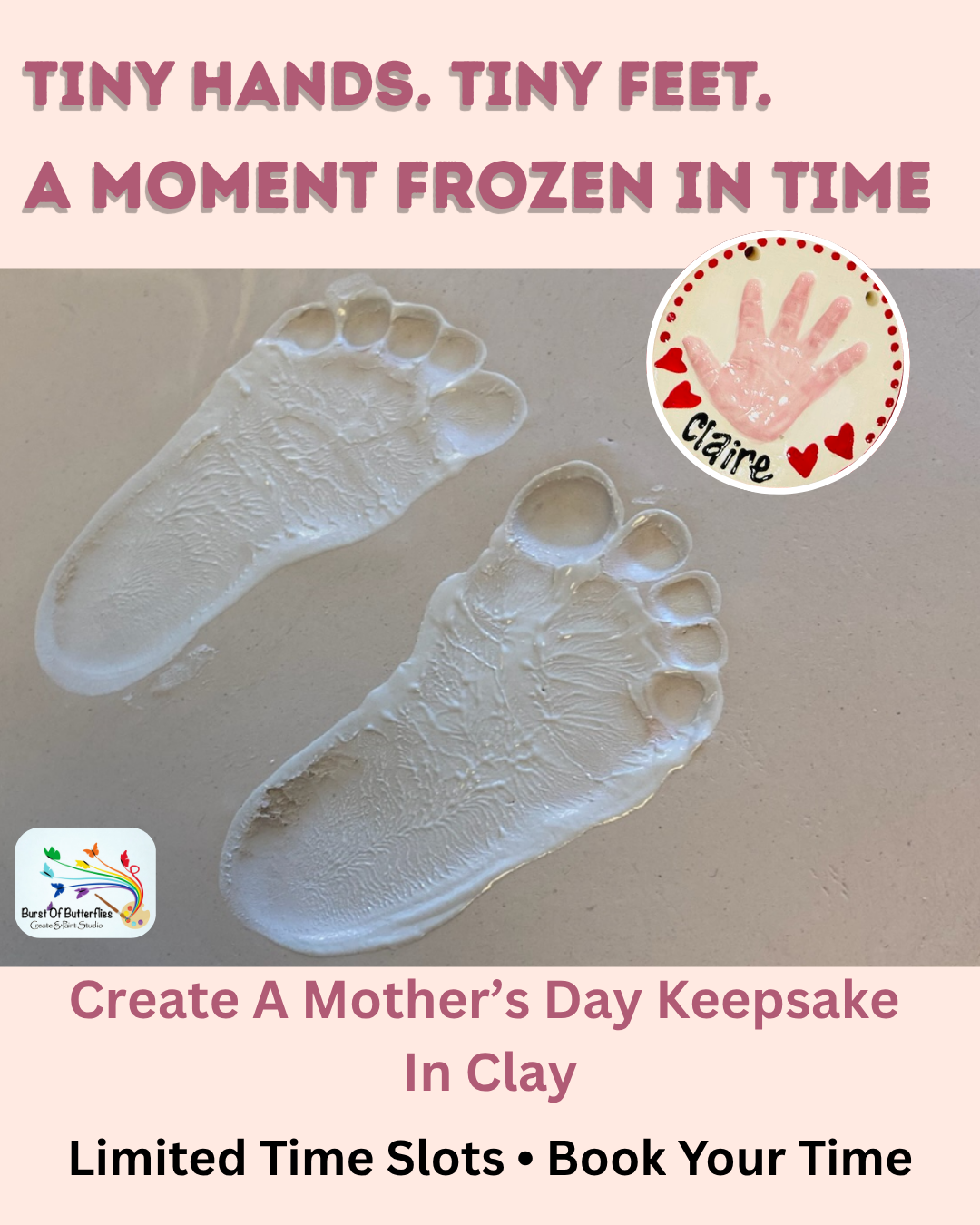 Little Prints, Big Love: Mother’s Day Clay Keepsakes